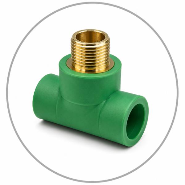 Tê Ren Ngoài PPR Cho Hệ Thống Ống Nước